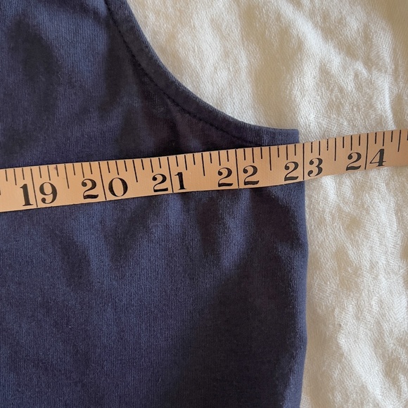 Lilly Pulitzer Navy Blue Malone Tiered Cotton Maxi Dress Boho Beach XXL - Picture 7 of 9